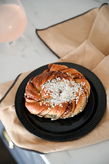 Piatto da dessert Inka - Nero, Ø17 cm - Sagaform