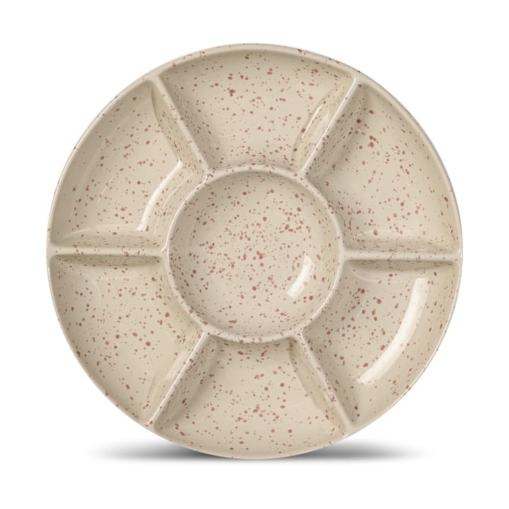 Piatto da portata Ditte - Beige-rosso vino - Sagaform