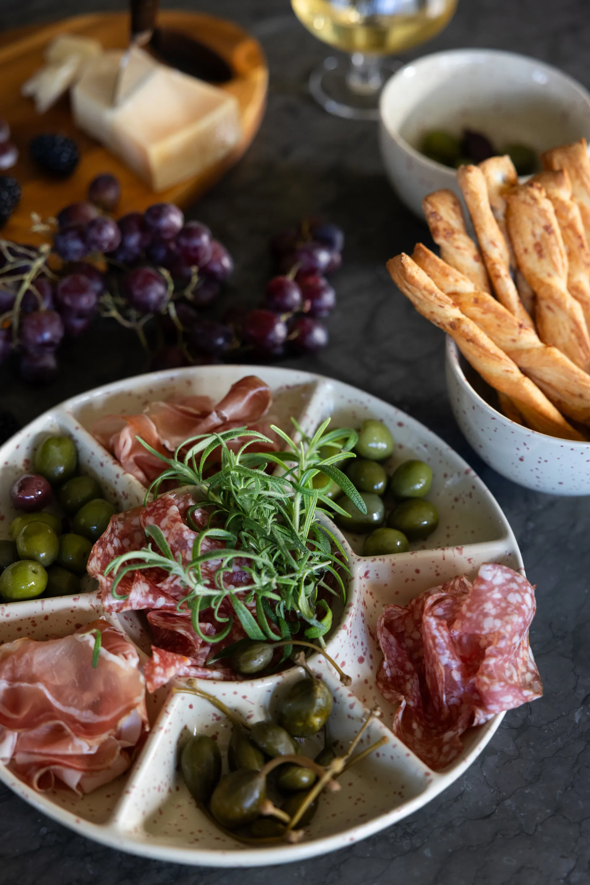 Piatto da portata Ditte, Beige-rosso vino Sagaform