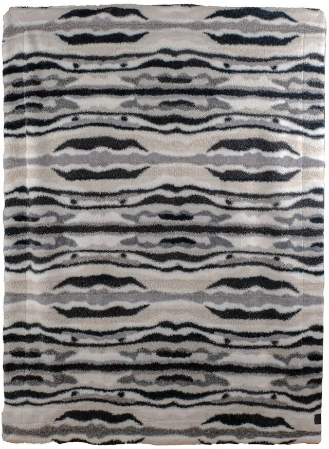 Plaid Alba 130x170 cm, Grigio-nero-bianco Sagaform