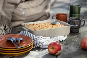 Plaid in lana Ulle - Beige-marrone - Sagaform