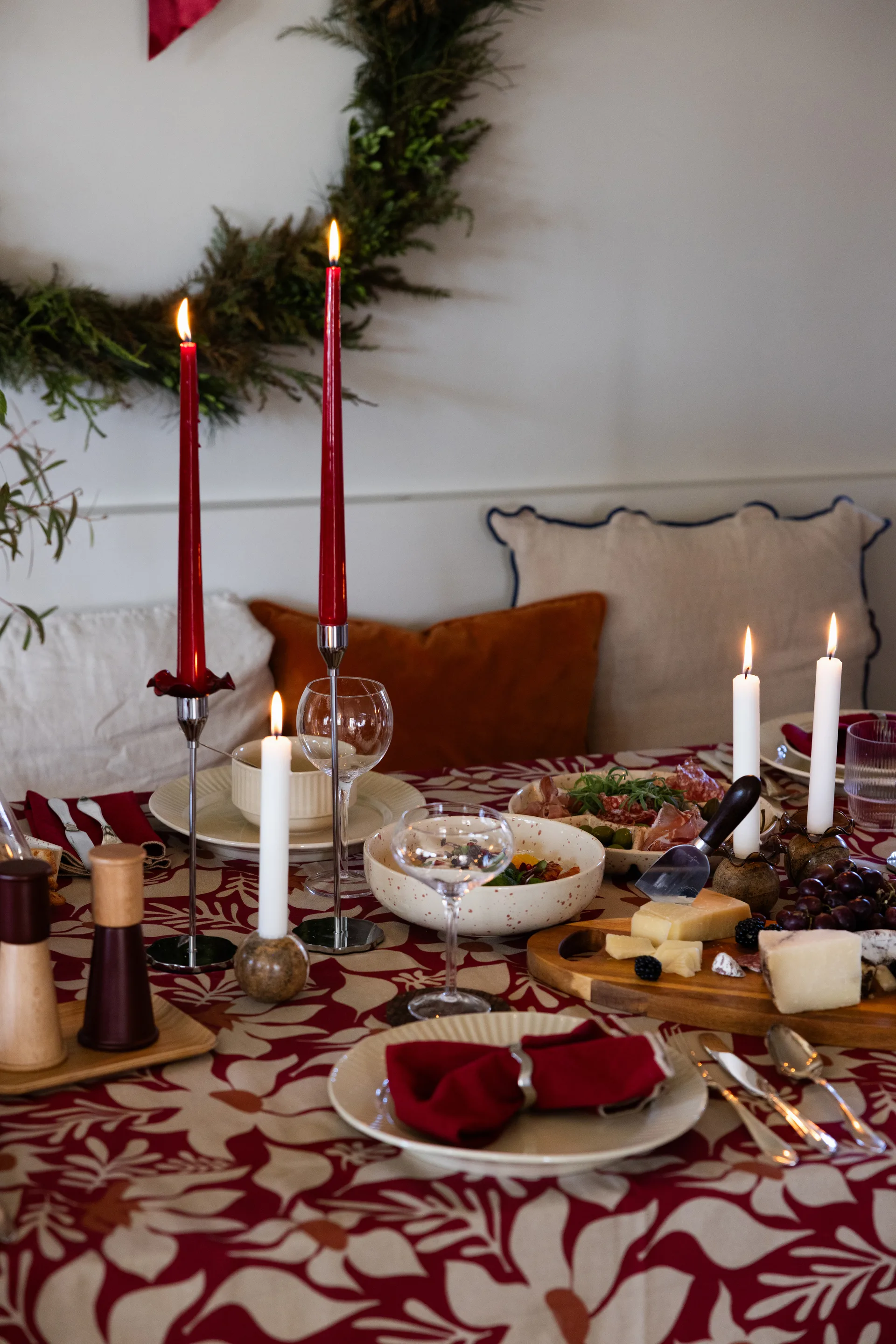 Portacandele Sten Ø6 cm, Marmo forestale marrone Sagaform