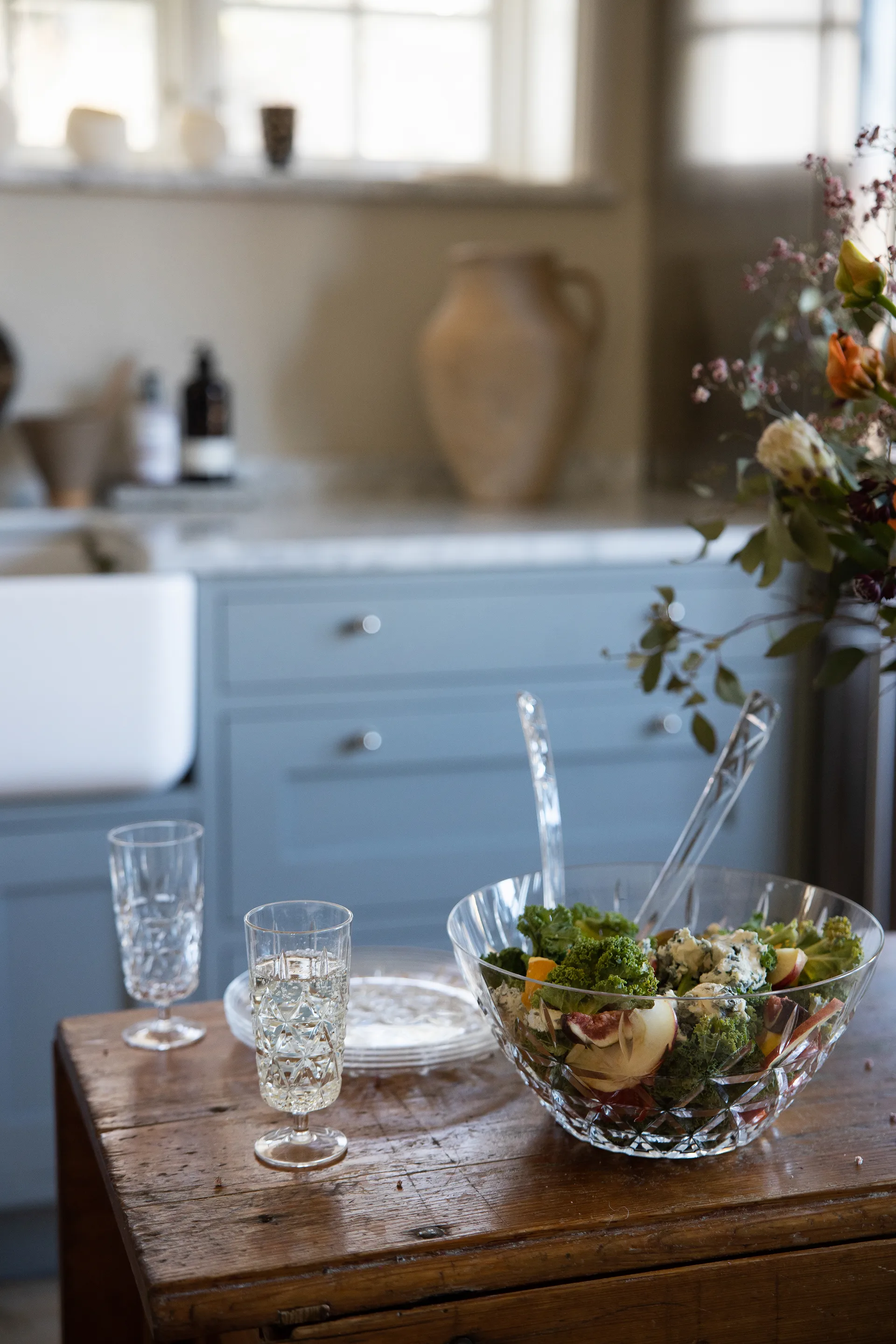 Posate per insalata Picknick 2 pezzi, Trasparente Sagaform