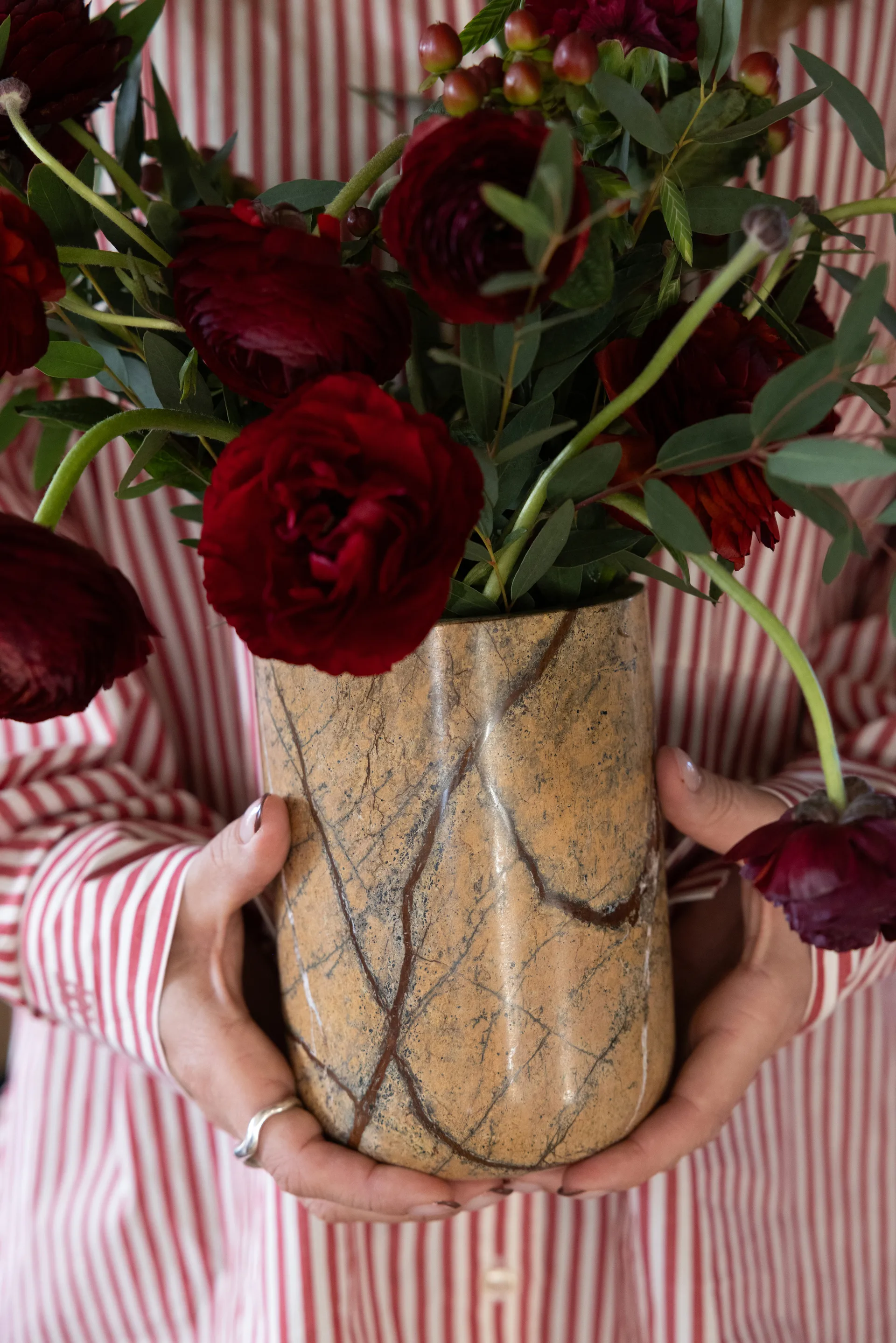 Secchiello per vino Sten Ø 12,5 cm, Marmo forestale marrone Sagaform