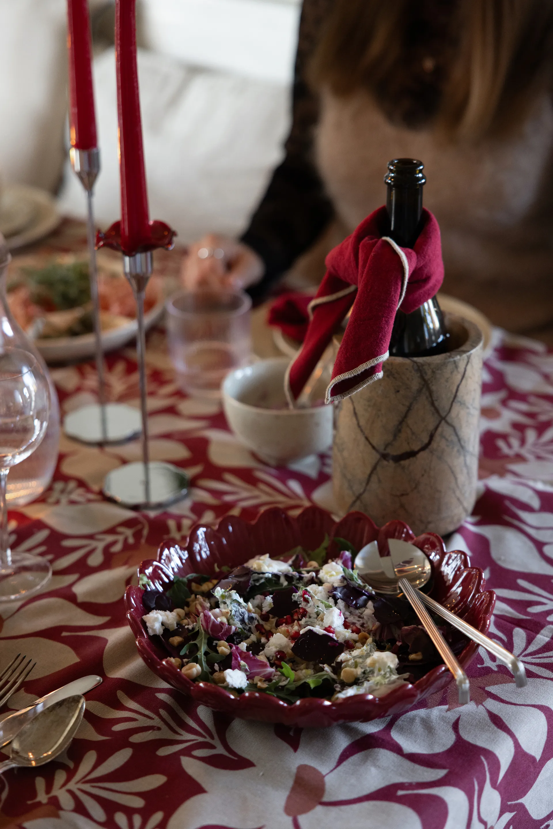 Secchiello per vino Sten Ø 12,5 cm, Marmo forestale marrone Sagaform