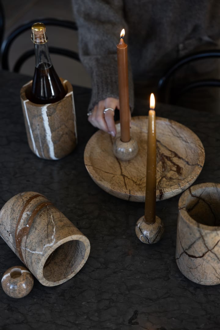 Secchiello per vino Sten Ø 12,5 cm, Marmo forestale marrone Sagaform