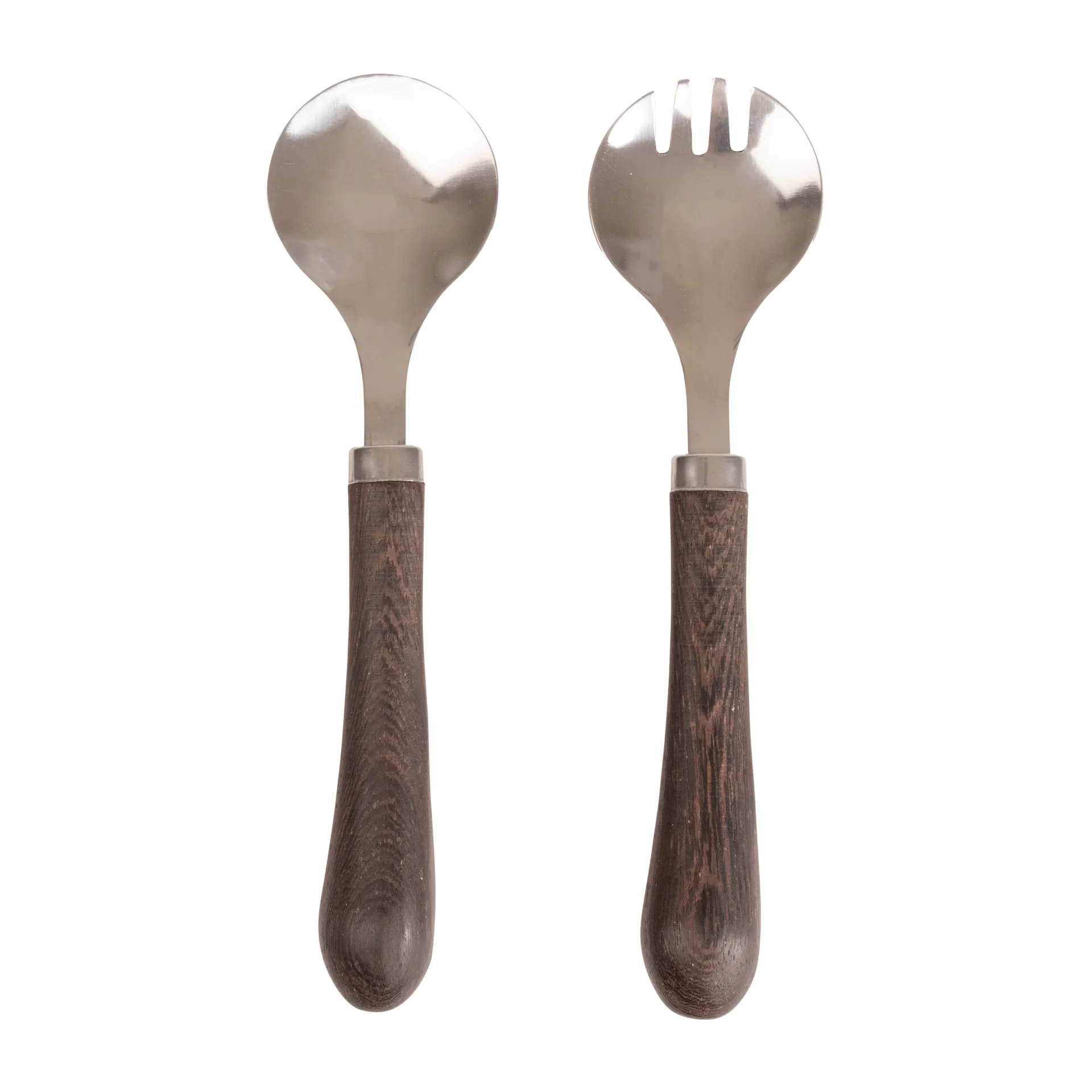 Set per insalata Astrid, Marrone-argento Sagaform