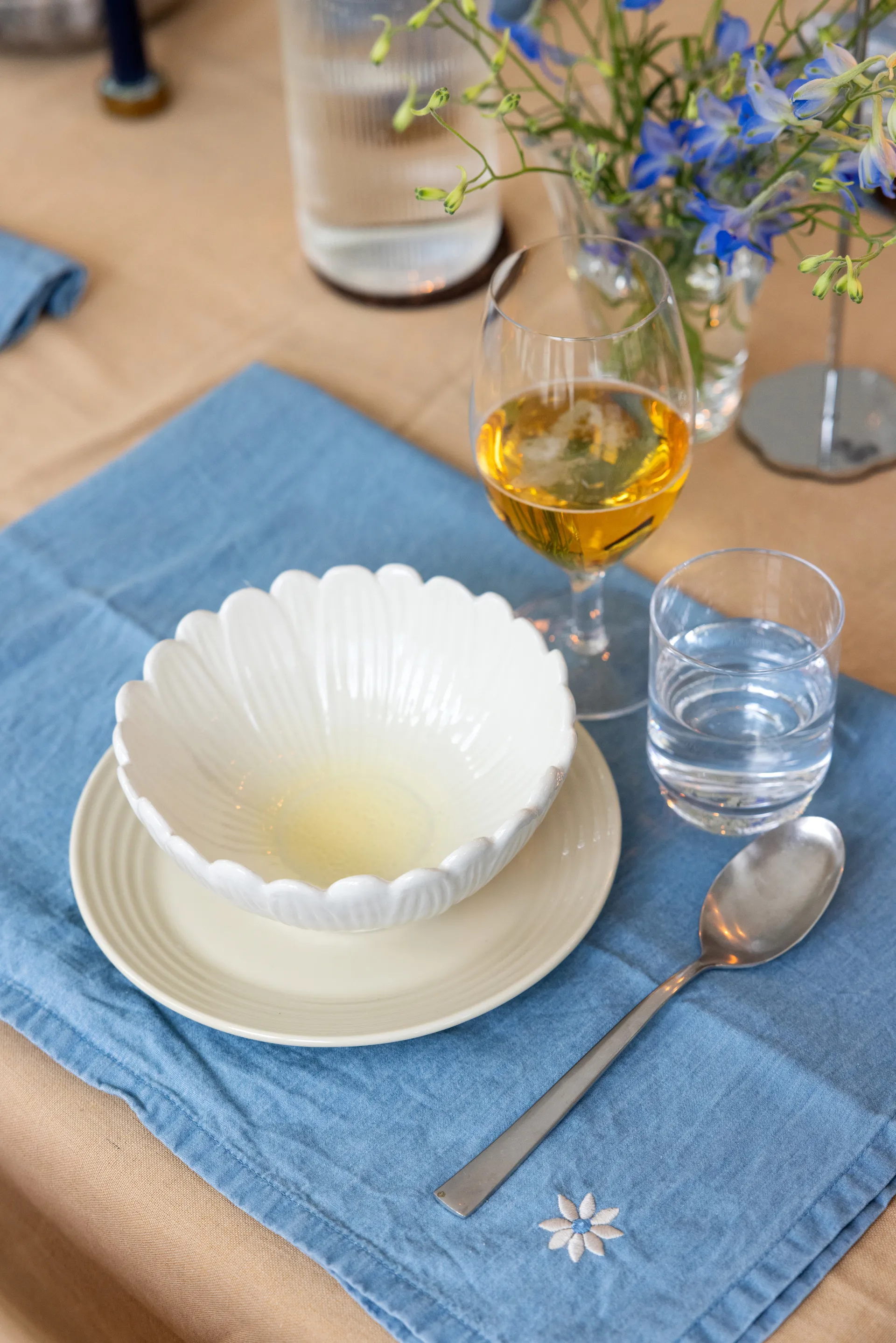 Strofinaccio da cucina Eden denim 50x70 cm 2-pack, Blu Sagaform