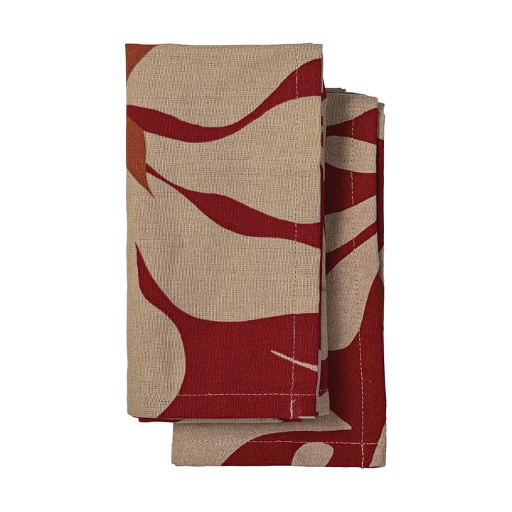 Strofinaccio da cucina Edith 50x70 cm 2 pezzi - Bordeaux - Sagaform