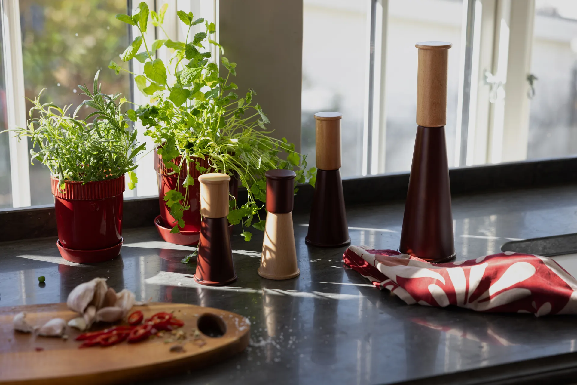 Strofinaccio da cucina Edith 50x70 cm 2 pezzi, Bordeaux Sagaform