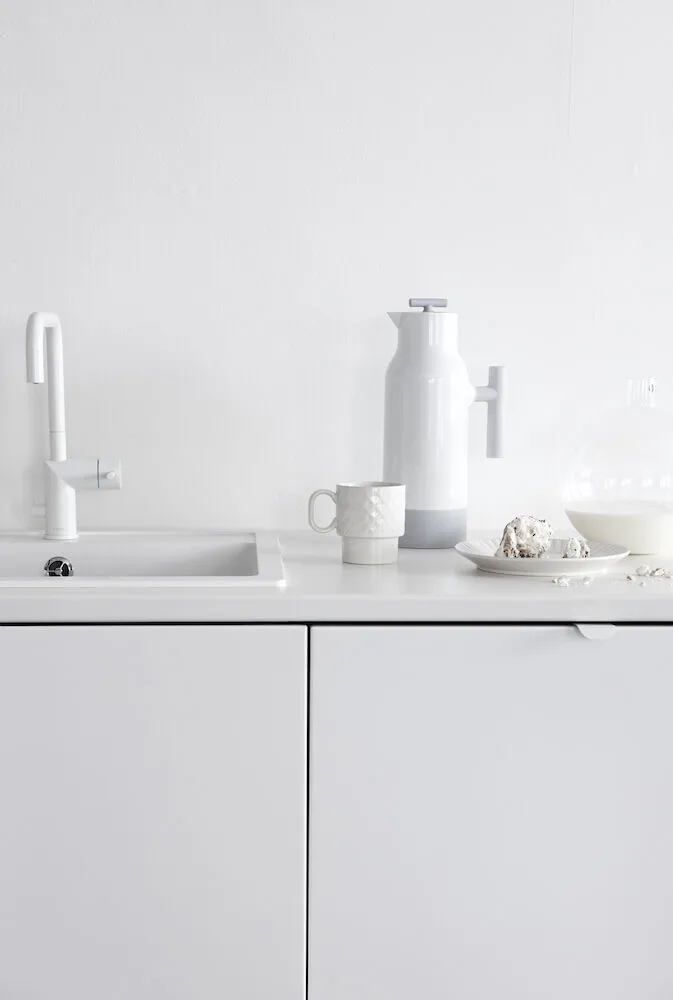 Tazza da caffè Coffee & More, confezione da 2, Bianco Sagaform