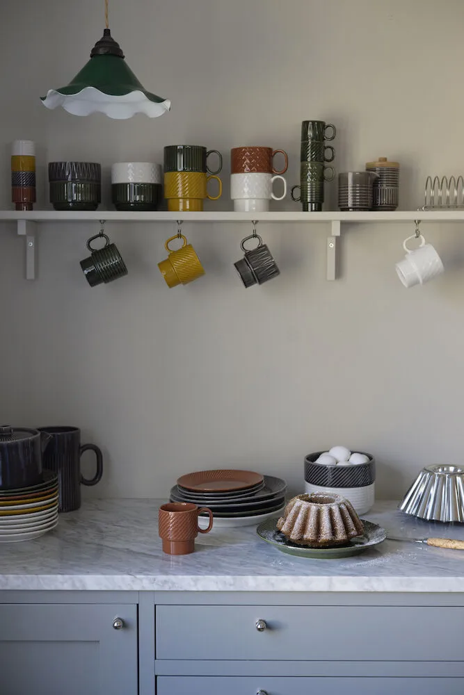 Tazza da caffè Coffee & More, confezione da 2, Bianco Sagaform