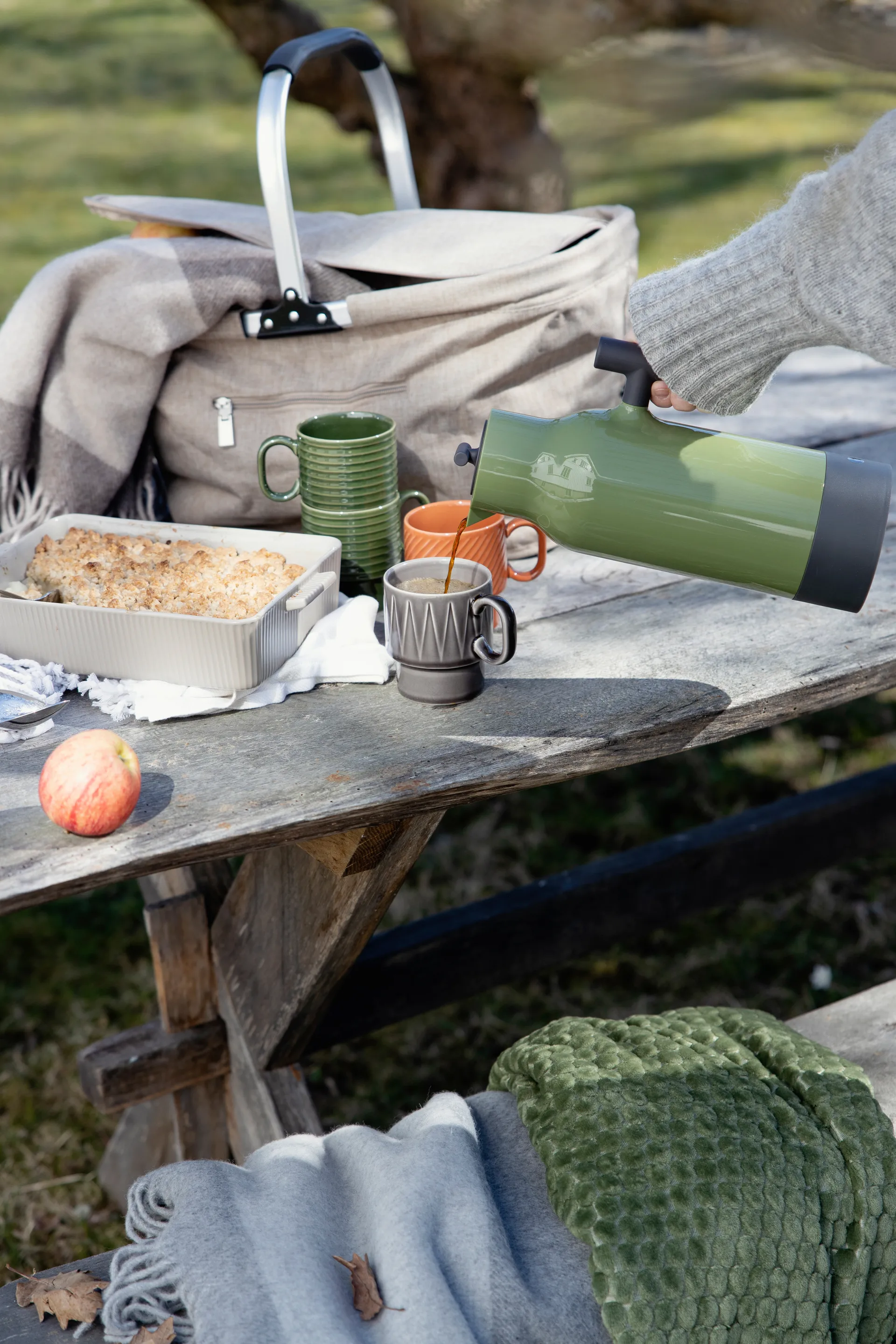 Tazza da caffè Coffee & More, confezione da 2, Grigio Sagaform