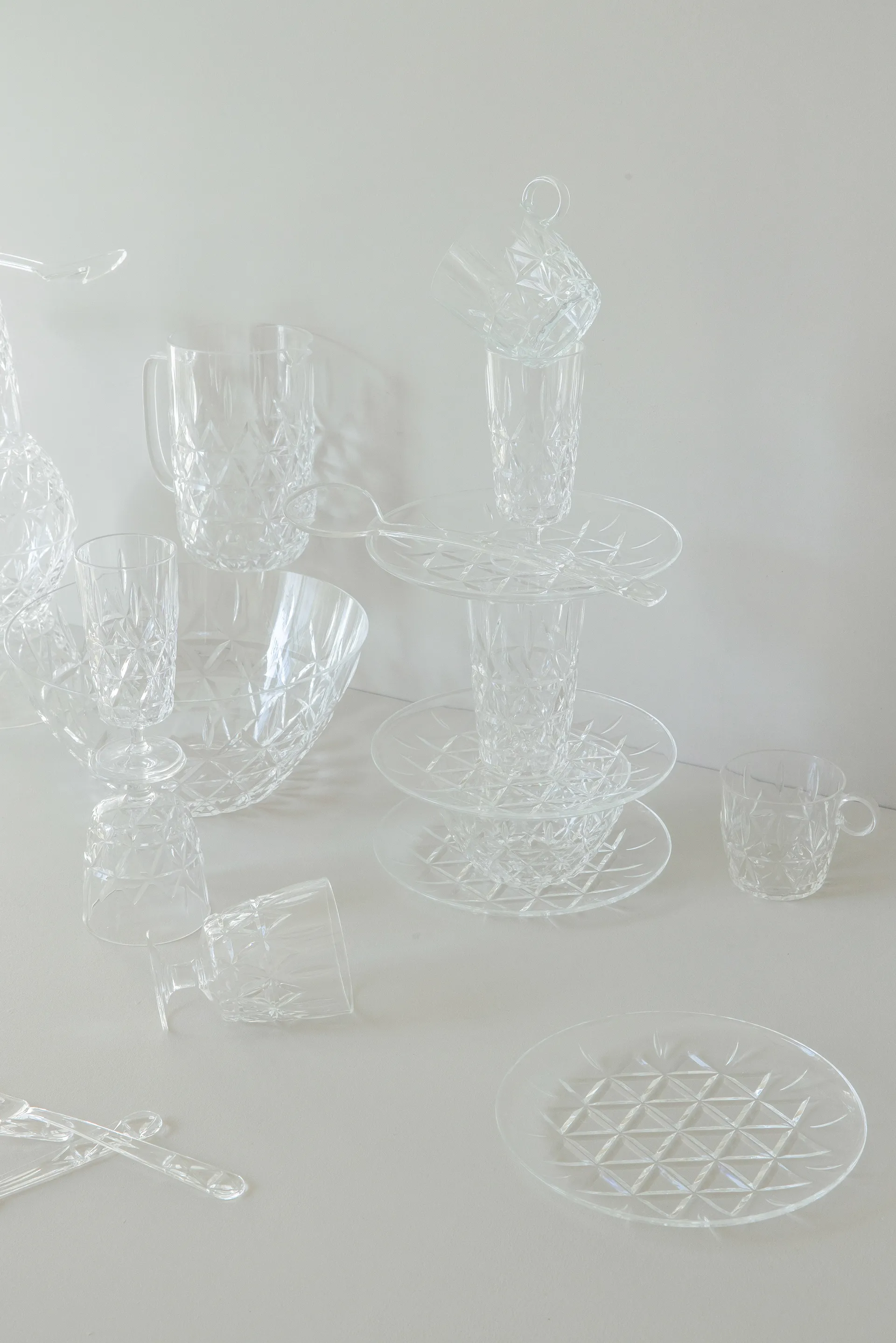 Tazza da caffè Picknick confezione da 4, Trasparente Sagaform