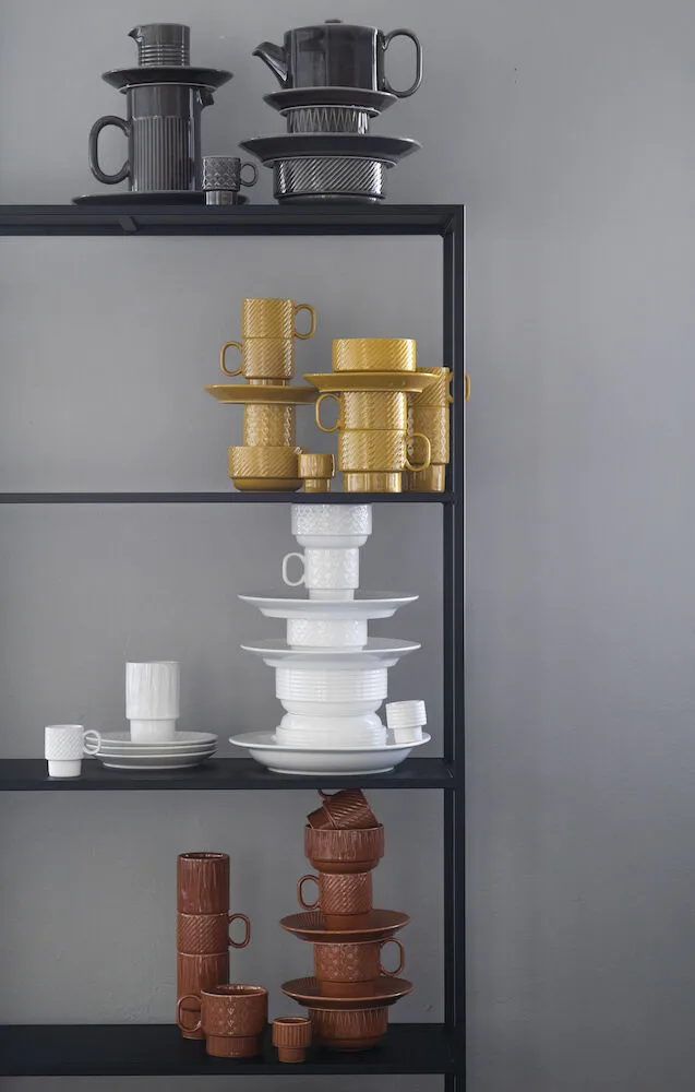 Tazza da tè Coffee & More set da 2 pezzi, Giallo Sagaform