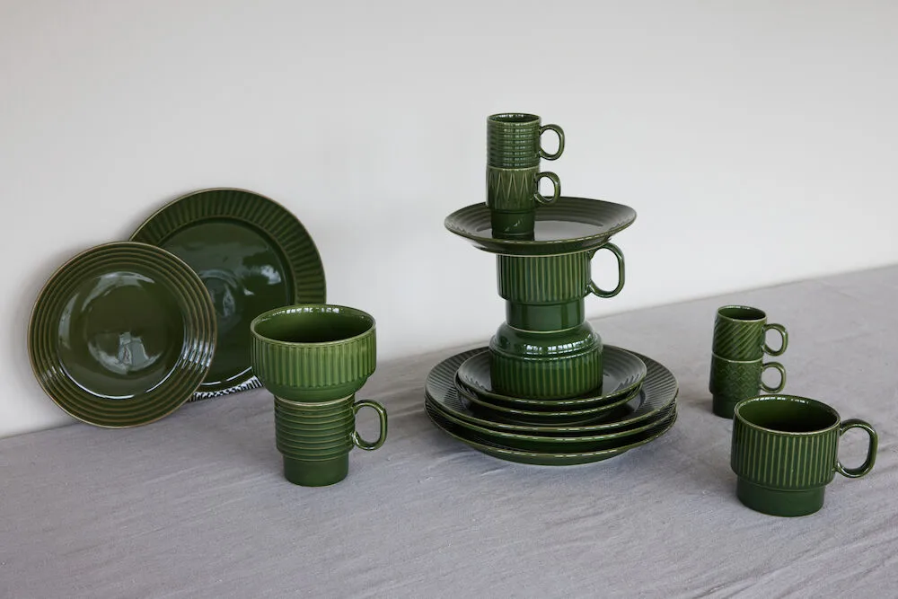 Tazza da tè Coffee & More set da 2 pezzi, Verde Sagaform