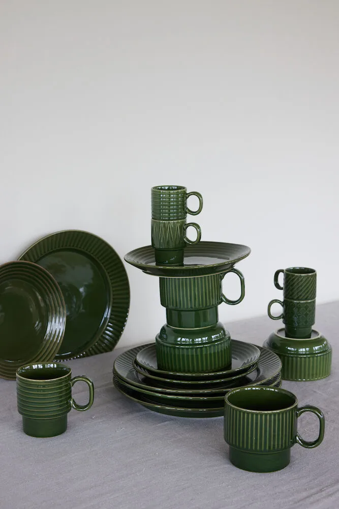 Tazza da tè Coffee & More set da 2 pezzi, Verde Sagaform