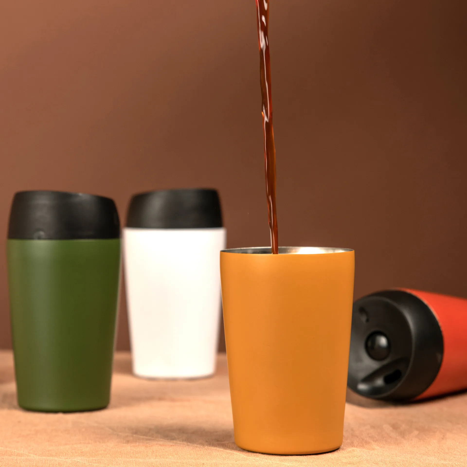 Tazza per auto To Go 24 cl, giallo Sagaform