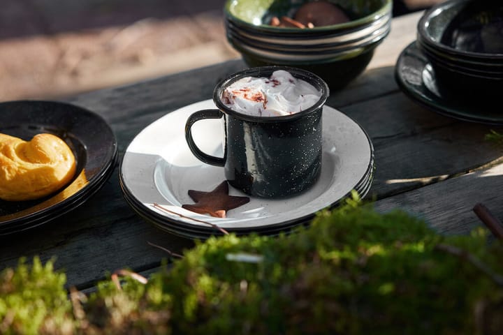 Tazza smaltata Doris 35 cl, Nero Sagaform
