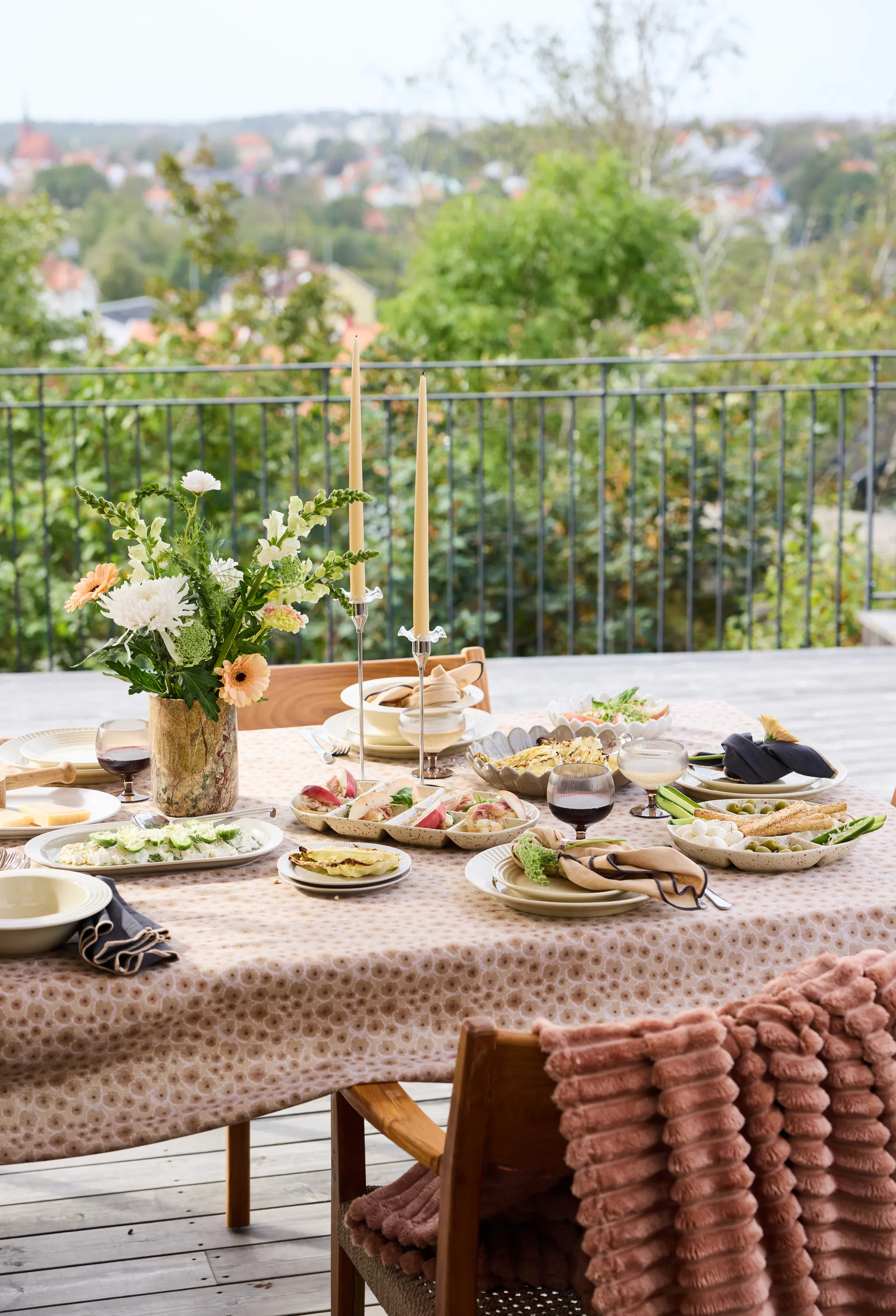 Tovaglia Edith 150x280 cm, Beige mixato Sagaform