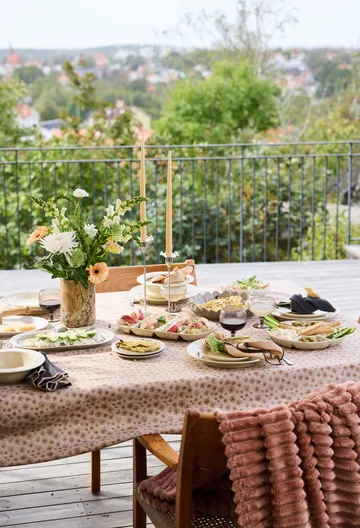 Tovaglia Edith 150x280 cm - Beige mixato - Sagaform