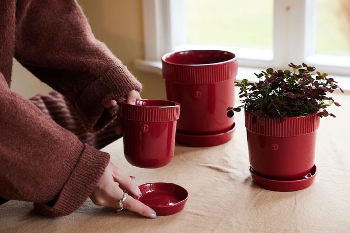 Vaso Elise M Ø17 cm, Rosso vino Sagaform