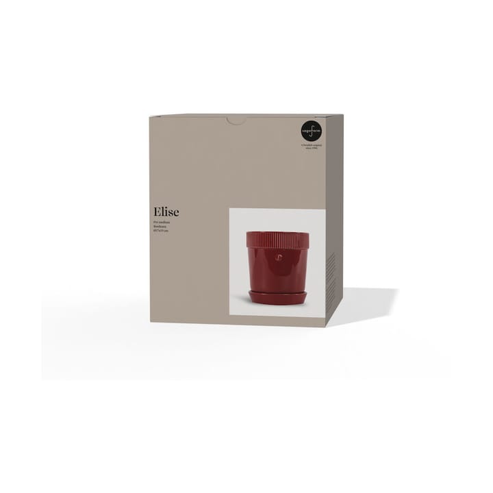 Vaso Elise M Ø17 cm, Rosso vino Sagaform