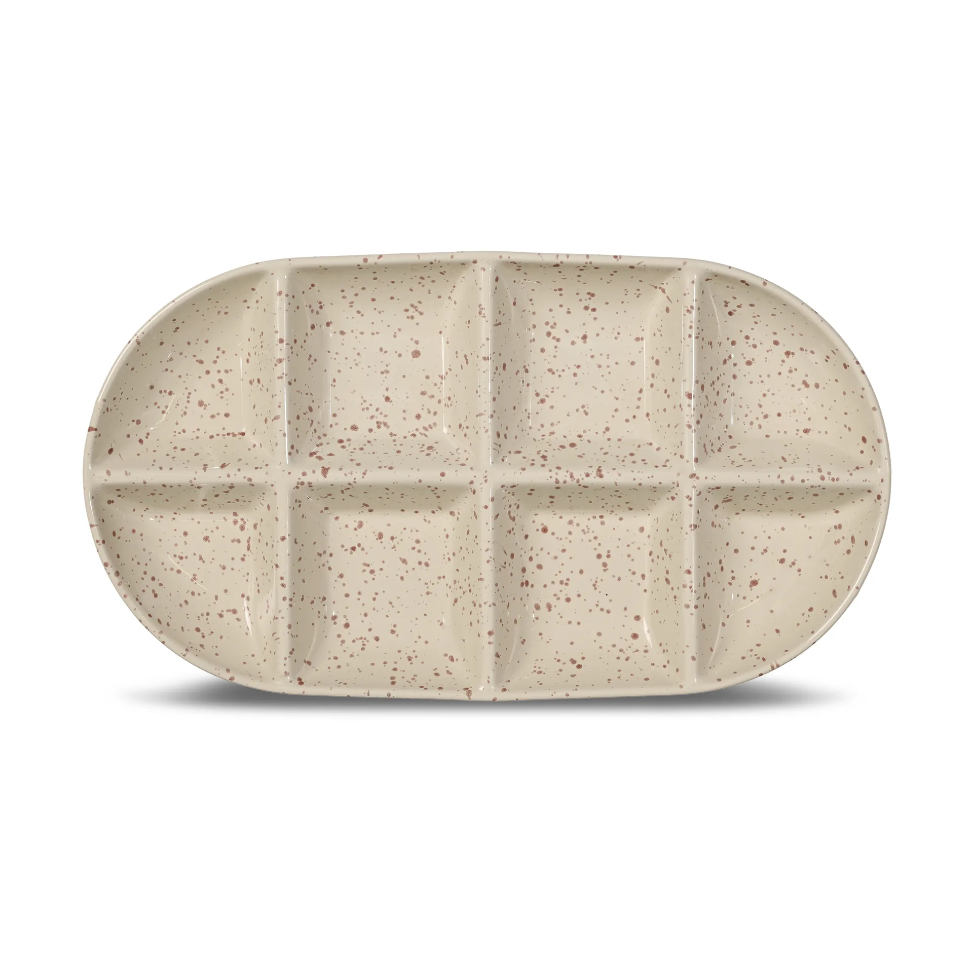 Vassoio da portata grande Ditte 20x36 cm, Beige-rosso vino Sagaform