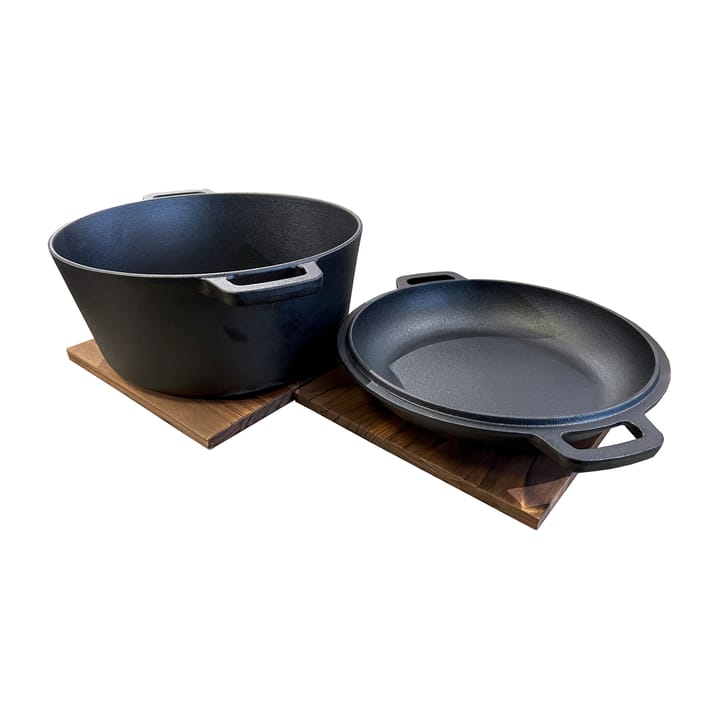 Casseruola in ghisa con coperchio-padella, Ø26 cm Satake