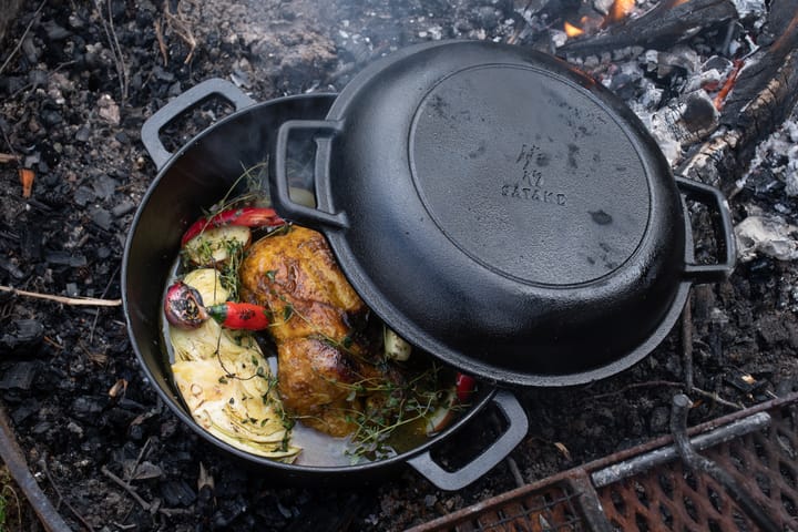 Casseruola in ghisa con coperchio-padella, Ø26 cm Satake