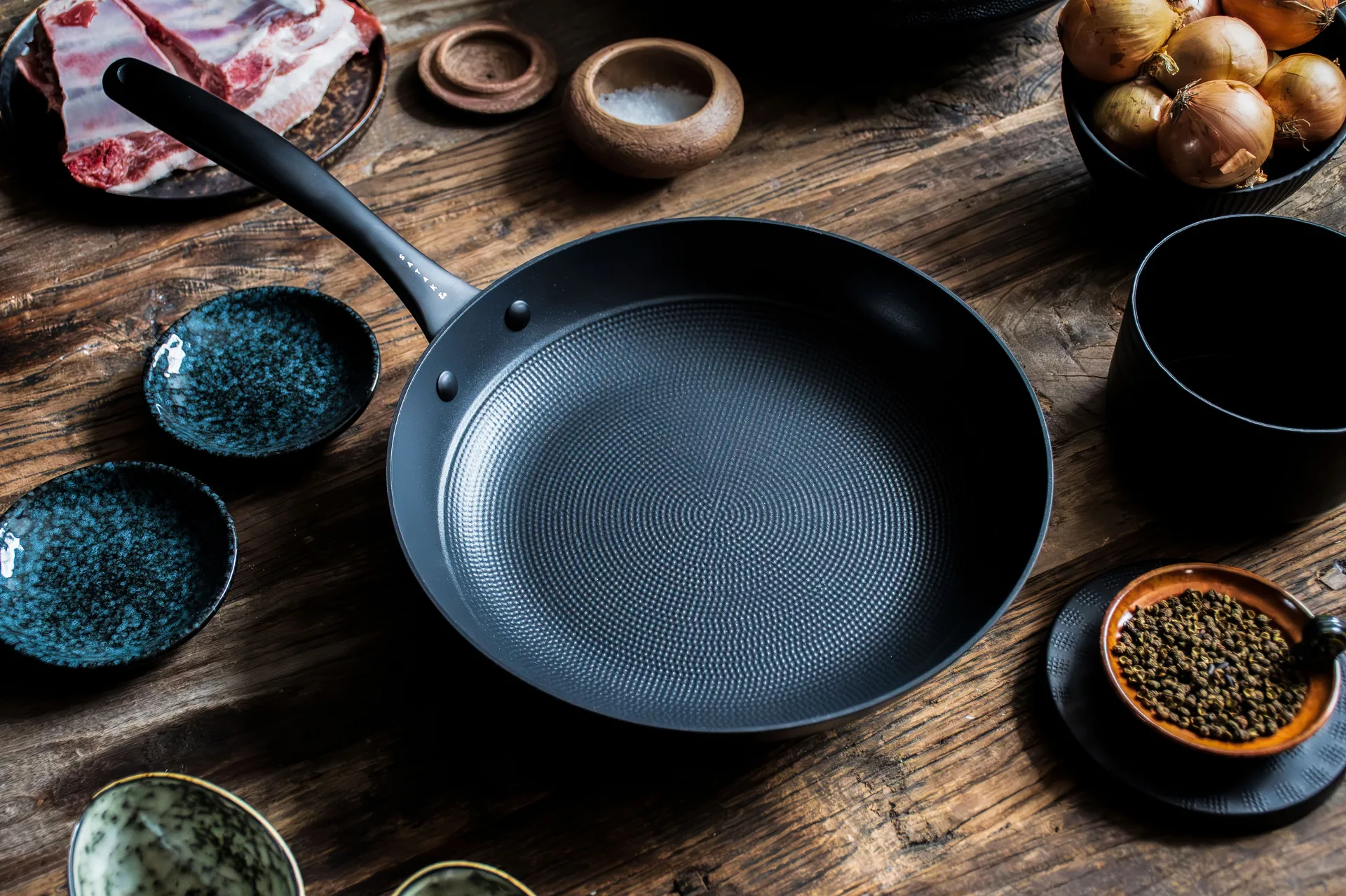 Ceramica padella ghisa leggera Satake 20+28 cm,  Satake