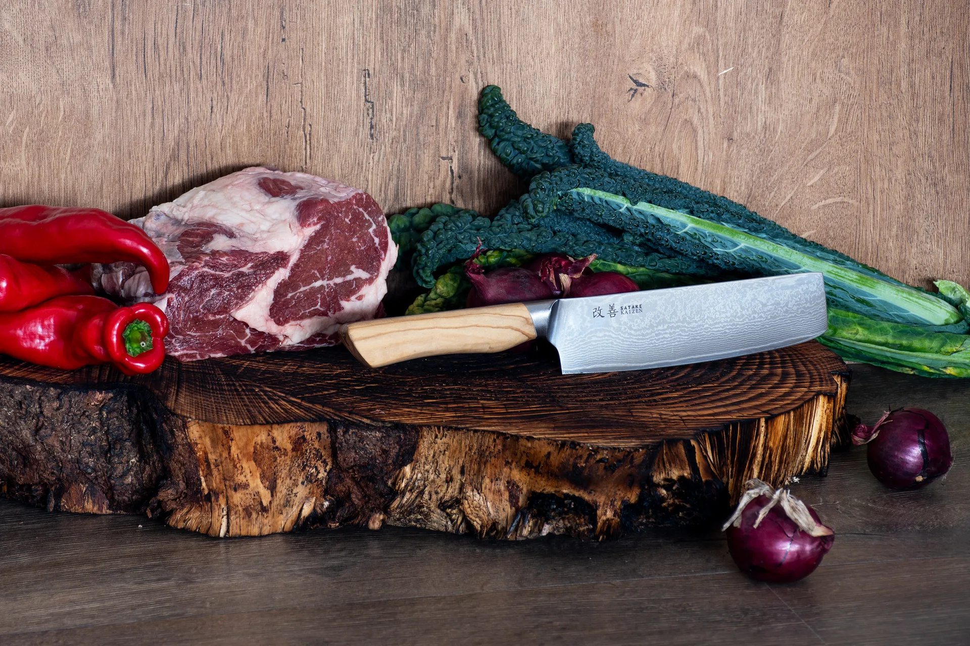 Coltello per verdure Satake Kaizen Nakiri, 16 cm Satake