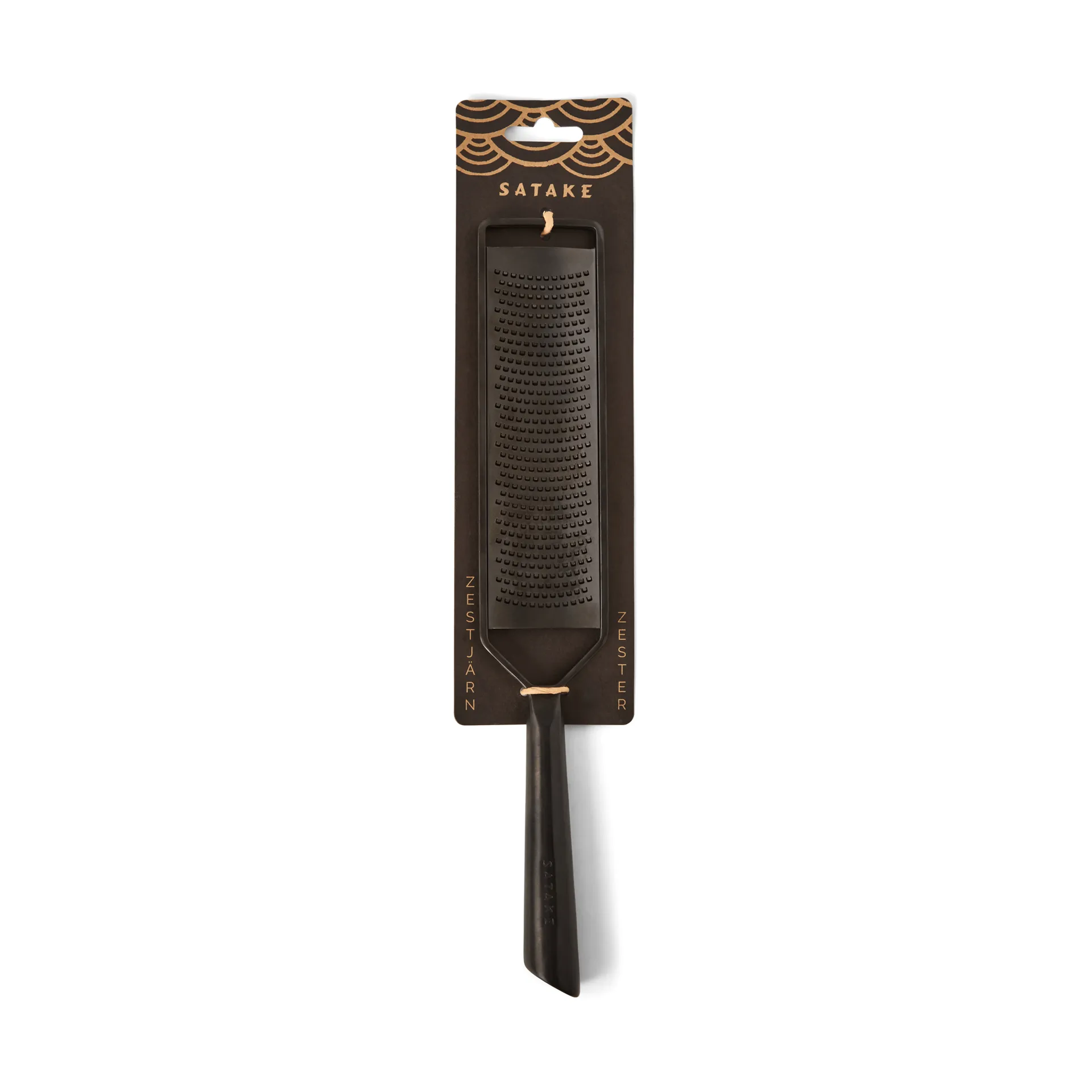 Grattugia per zesting, Nero, 33,8x5,6 cm Satake