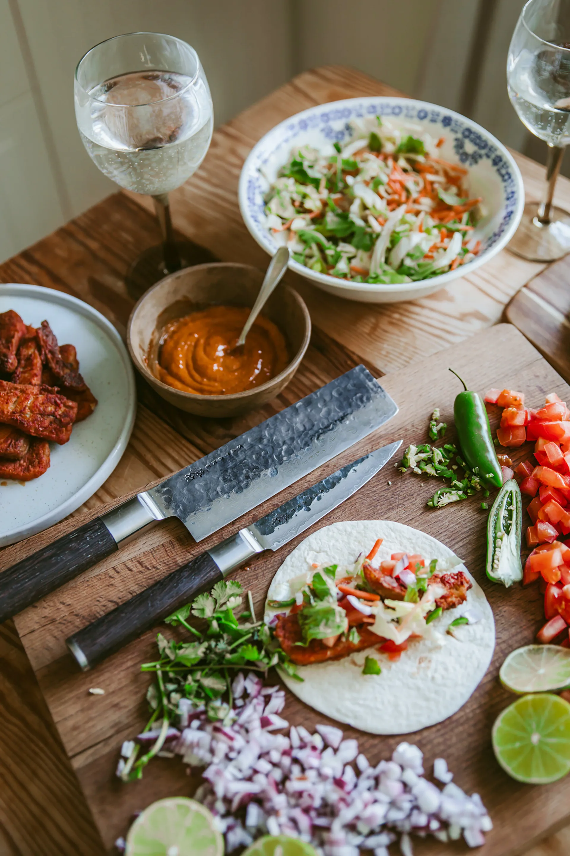Kuro Nakiri 18 cm con Petty 11 cm, 2 pezzi Satake