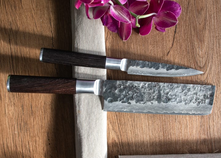 Kuro Nakiri 18 cm con Petty 11 cm - 2 pezzi - Satake