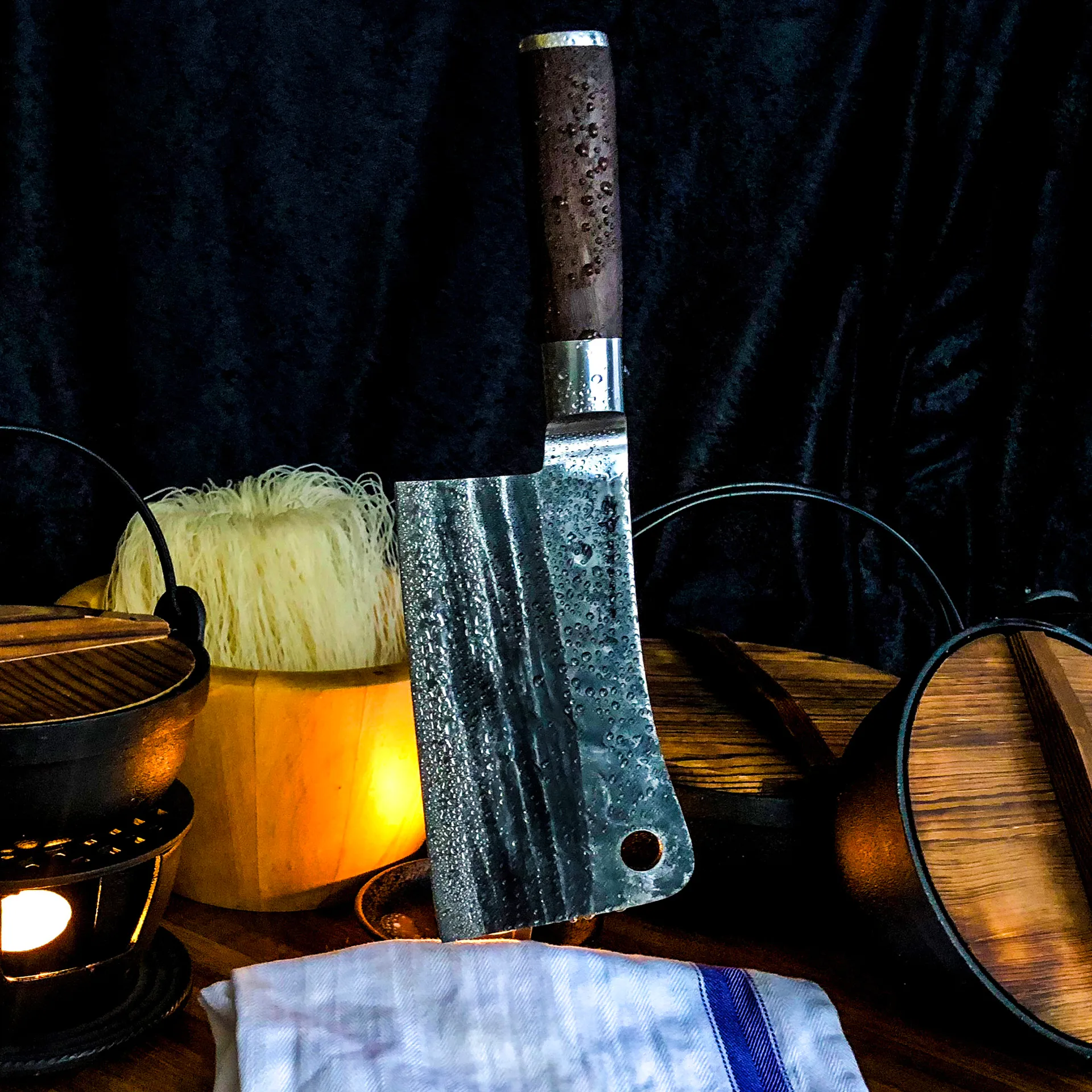 Mannaia Satake Kuro , 18 cm Satake