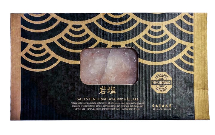 Pietra di sale Satake con supporto - Sale dell'Himalaya - Satake