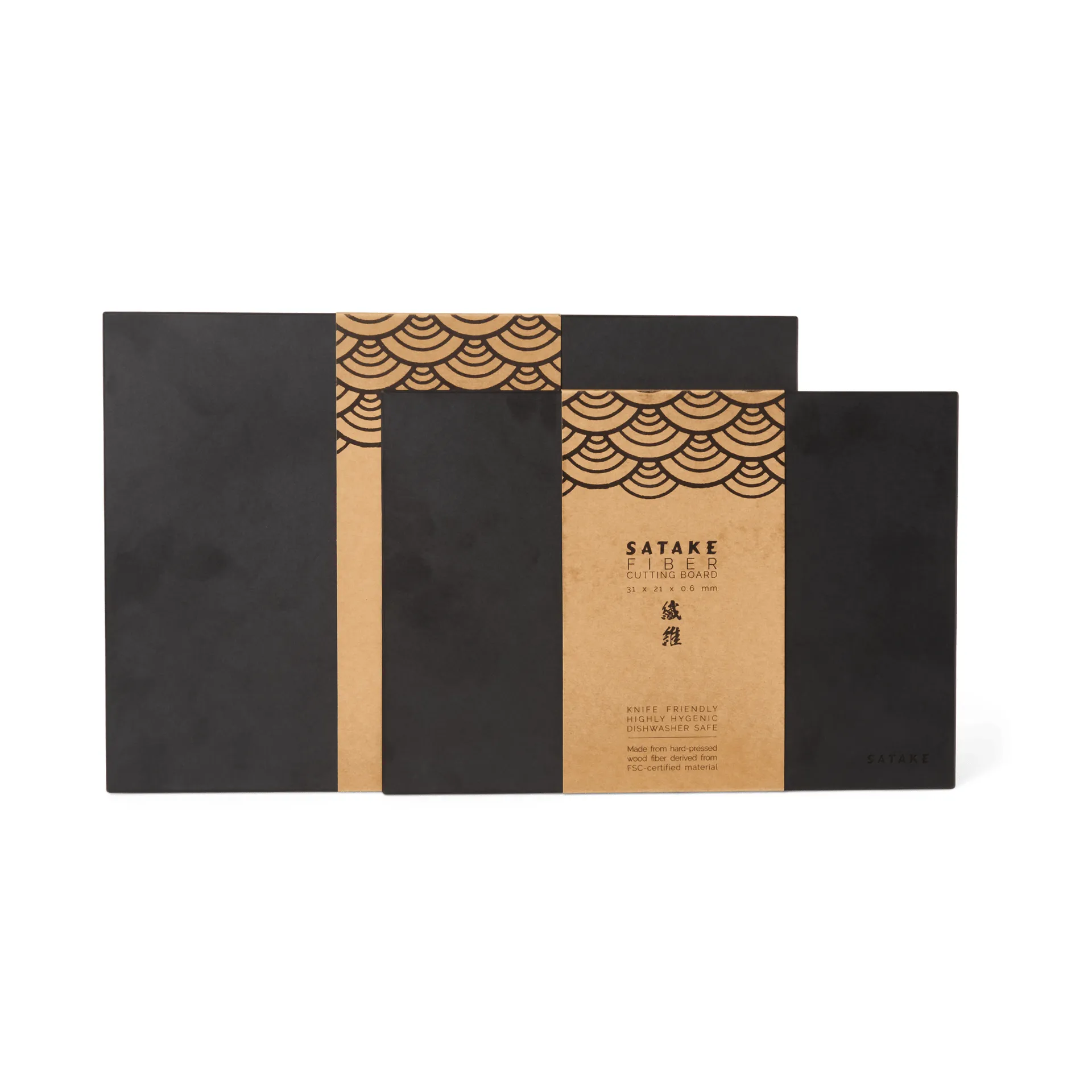 Satake tagliere in legno e carta, 31x21,5x0,6 cm Satake