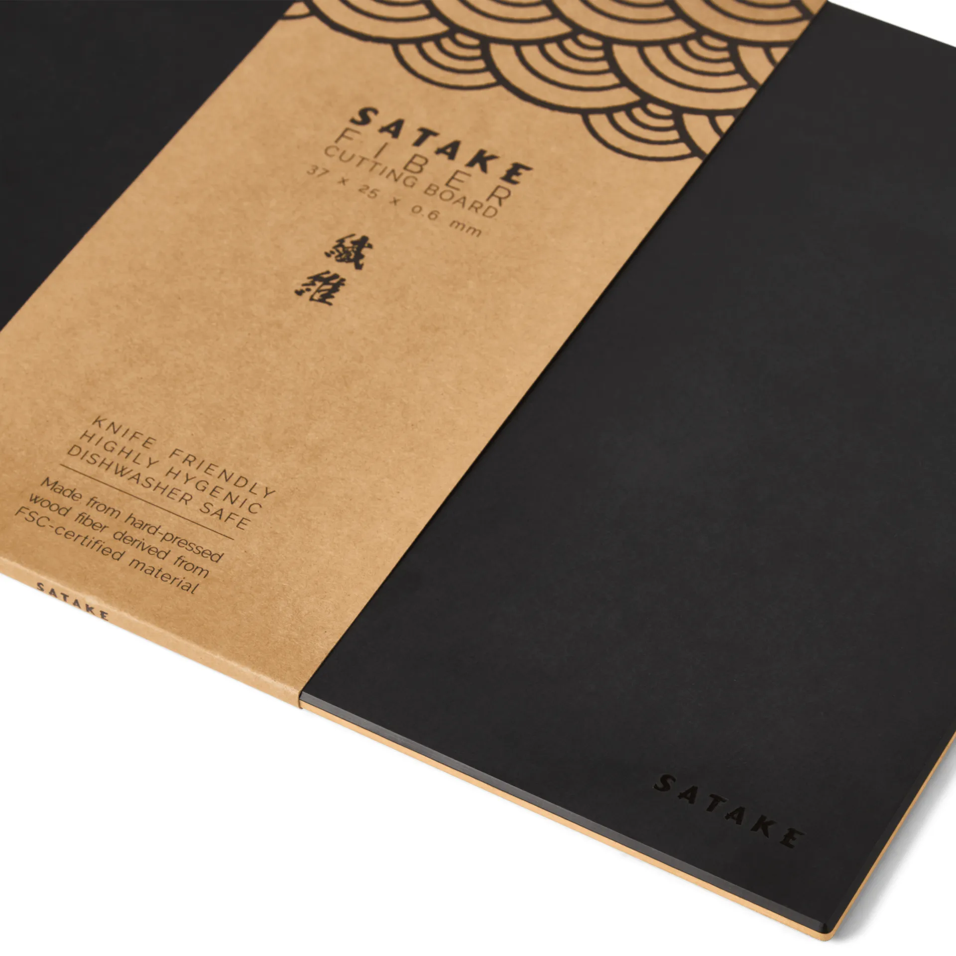 Satake tagliere in legno e carta, 37x25,5x0,6 cm Satake