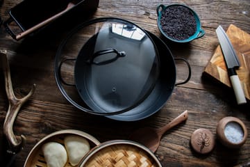 Sauteuse Satake in ghisa leggera con rivestimento ceramico - 30 cm - Satake