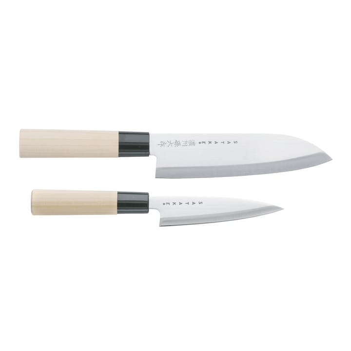 Set coltelli Satake Houcho Petty e Santoku - 2 pezzi - Satake