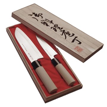 Set coltelli Satake Houcho Petty e Santoku - 2 pezzi - Satake