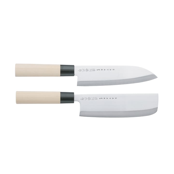 Set coltelli Satake Houcho Santoku e Nakiri - 2 pezzi - Satake