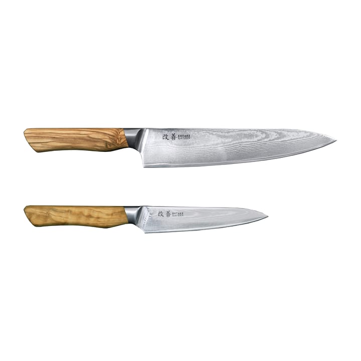 Set di coltelli Kaizen Gyoto: 18 cm e coltellino: 12 cm - 2 pezzi - Satake