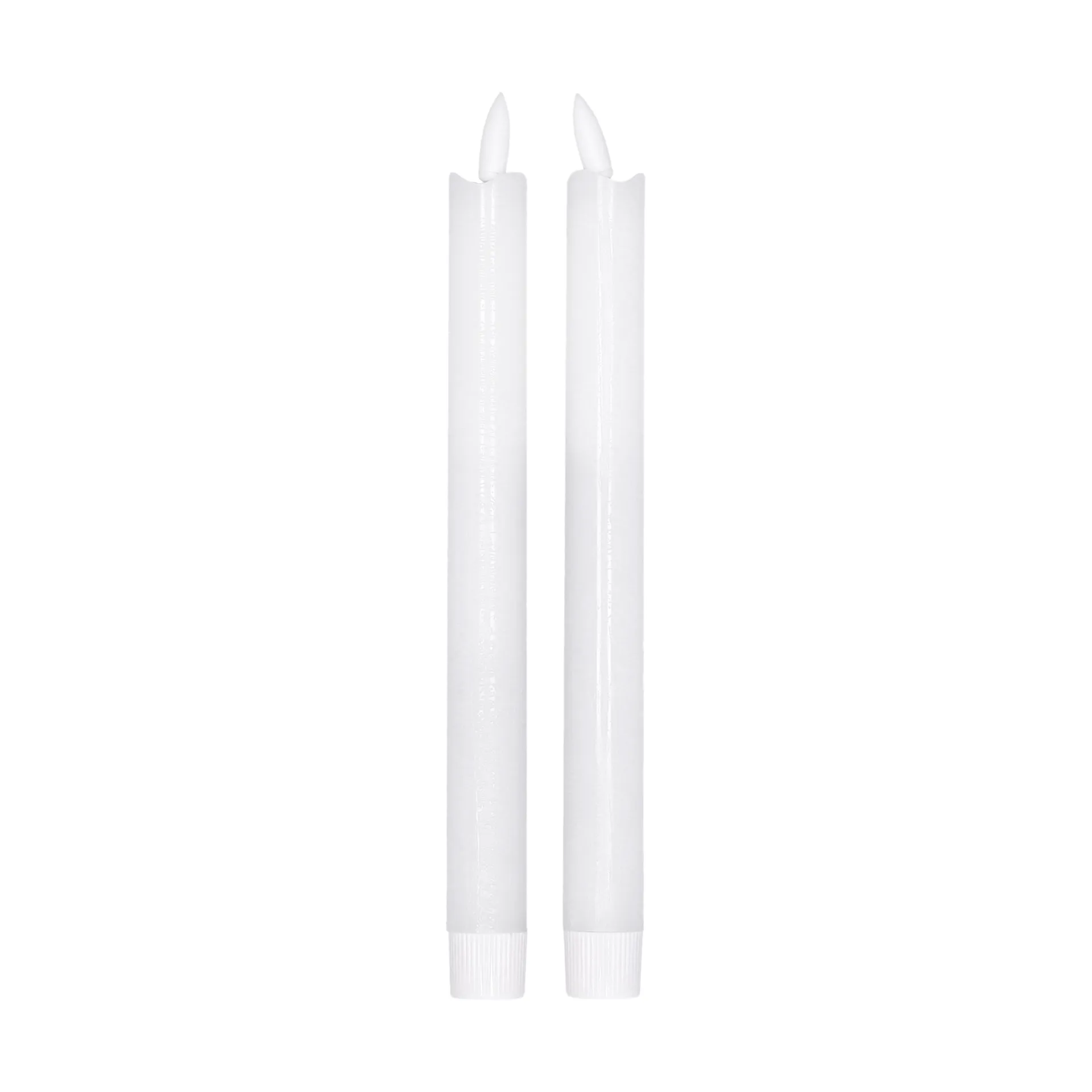 Candela LED Bright 25 cm confezione da 2, Bianco Scandi Essentials