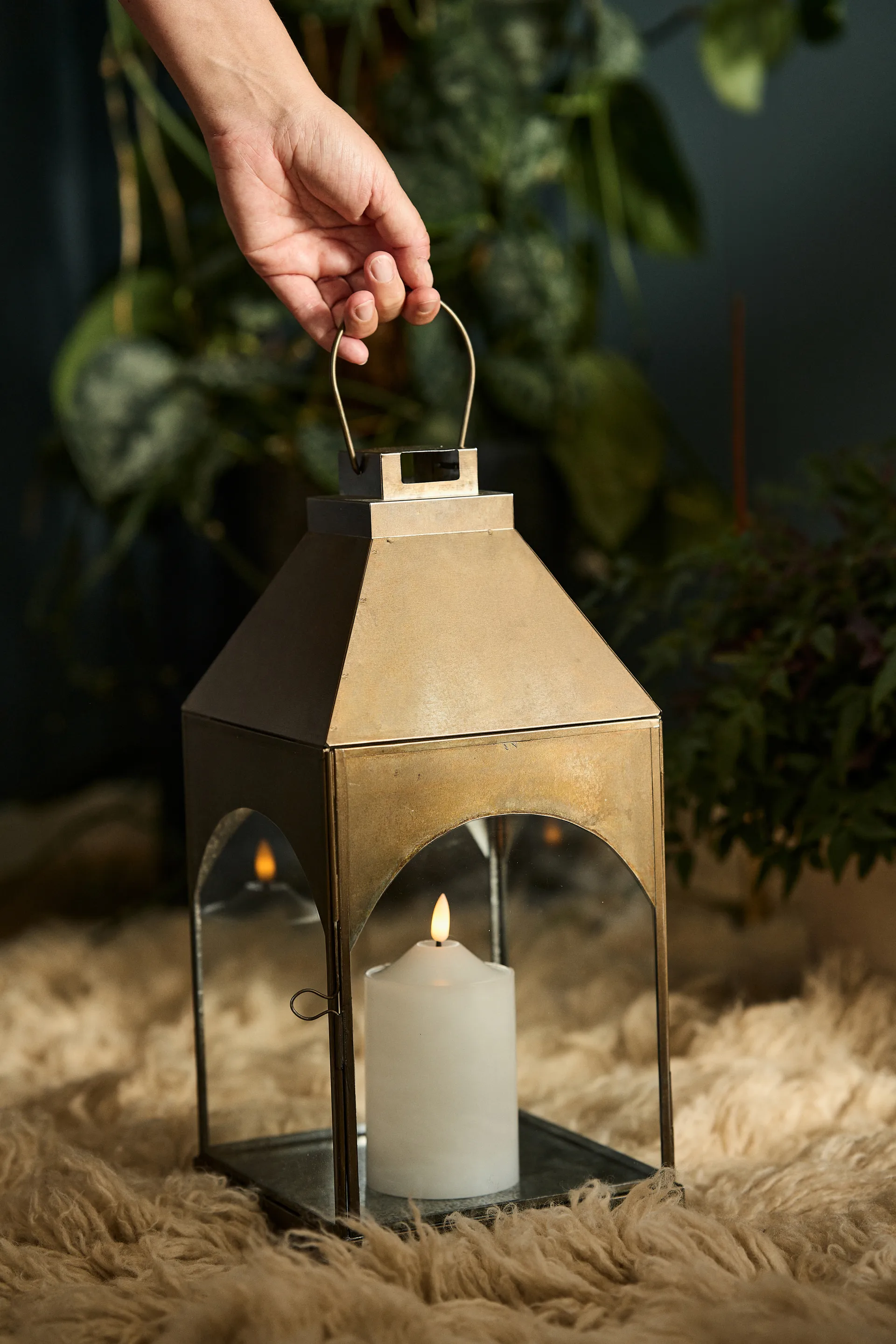 Candelotto Bright LED 15 cm, Bianco Scandi Essentials