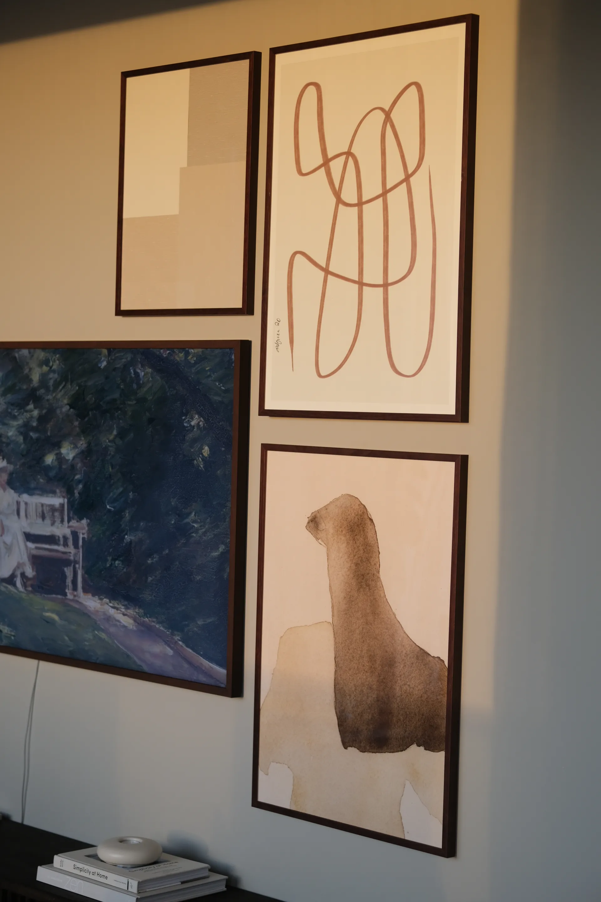 Cornice Stensö noce, 40x50 cm Scandi Essentials