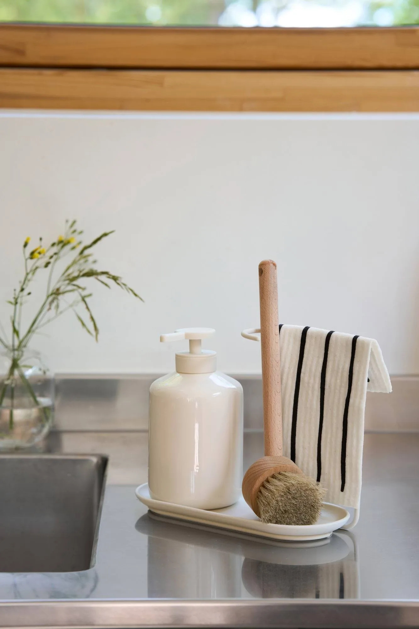 Daily strofinaccio con motivo, Bianco, confezione da 3 Scandi Essentials