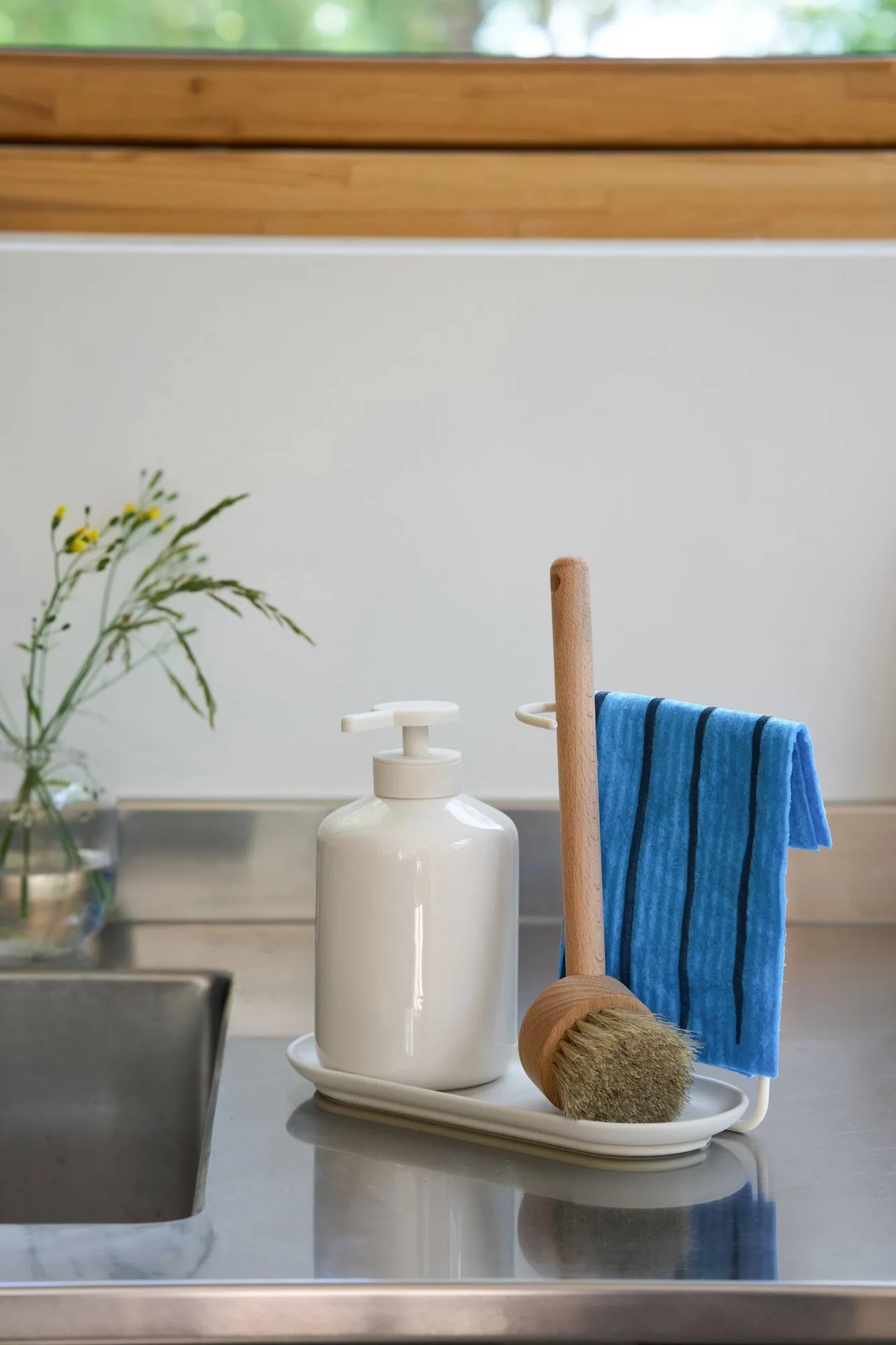 Daily strofinaccio con motivo, Blu, 3 pezzi Scandi Essentials