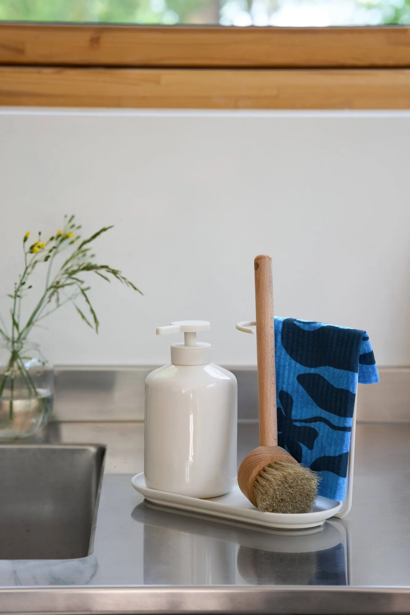 Daily strofinaccio con motivo, Blu, 3 pezzi Scandi Essentials